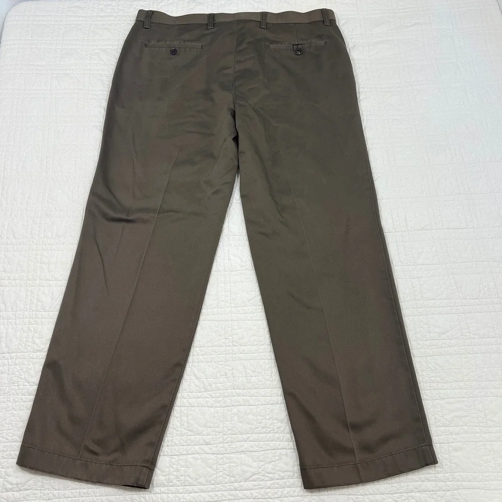 Dockers D2 Straight Fit Brown Khaki Pants Mens 38x30 Cotton Chino Trousers